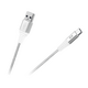 Rebel USB kabel 2.0 M.- tip C. M., bele barve, 0,5m