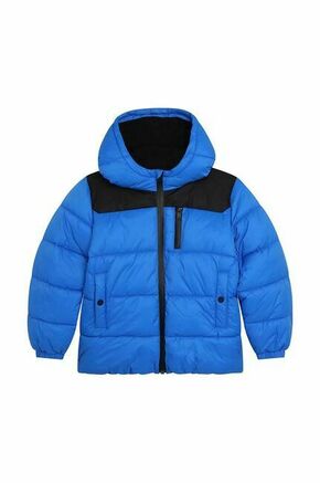 Otroška jakna BOSS mornarsko modra barva - mornarsko modra. Otroški jakna iz kolekcije BOSS. Podložen model