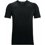 Under Armour Men's UA Seamless Lux Short Sleeve Black/Jet Gray L Fitnes majica