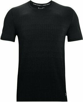 Under Armour Men's UA Seamless Lux Short Sleeve Black/Jet Gray L Fitnes majica