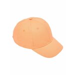 Bombažna kapa Name it - oranžna. Kapa s šiltom vrste baseball iz kolekcije Name it. Model izdelan iz enobarvne tkanine.