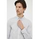 Bombažna srajca Tommy Hilfiger moška, bela barva - bela. Srajca iz kolekcije Tommy Hilfiger, izdelana iz vzorčaste tkanine. Model iz zračne bombažne tkanine.