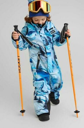Otroški zimski kombinezon Reima Reach - modra. Otroški kombinezon iz kolekcije Reima. Model z dolgimi rokavi