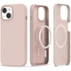 Tech-protect Silicone MagSafe ovitek za iPhone 15, roza
