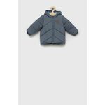 Otroška jakna Name it - modra. Otroška Jakna iz kolekcije Name it. Delno podloženi model izdelan iz prešitega materiala.