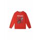 Otroški bombažen pulover Kenzo Kids rdeča barva - rdeča. Otroški pulover iz kolekcije Kenzo Kids. Model, izdelan iz pletenine s potiskom.