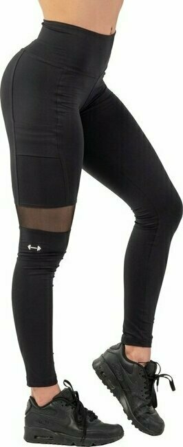Nebbia Sporty Smart Pocket High-Waist Leggings Black S Fitnes hlače