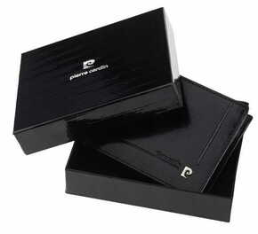 Pierre Cardin Klasična moška denarnica iz pravega usnja in RFID zaščito