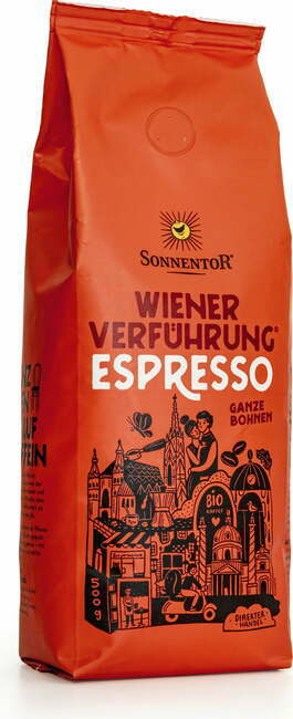 Sonnentor Zapeljiv Dunajski Espresso - cela zrna