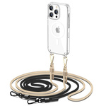 Tech-protect FlexAir Chain MagSafe ovitek za iPhone 15 Pro, črna/bež