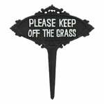 Kovinski vrtni količek Please Keep off the Grass – Esschert Design