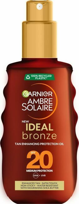 Garnier Ambre Solaire Ideal Bronze vodoodporna zaščita pred soncem za telo 150 ml
