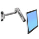 Ergotron LX HD Sit-Stand stenska držalna roka za LCD, polirana, zelo prilagodljiva stenska držalna roka do 49"