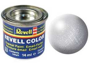 Barva emajla Revell - 32190: srebrno kovinska