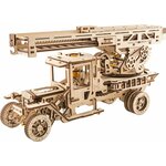 UGEARS 3D mehanska sestavljanka tovornjak UGM-11 z gasilsko lestvijo 537 delov