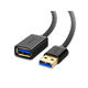 Ugreen USB 3.0 podaljšek, M na Ž, 1,5 m, črn