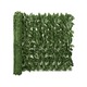 VIDAXL Balkonsko platno s temno zelenim listjem 600x75 cm