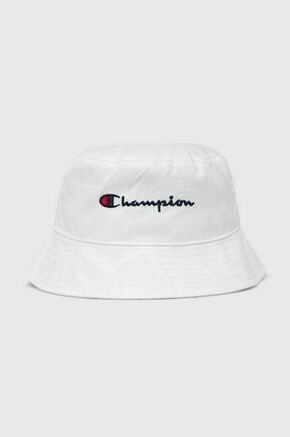 Bombažni klobuk Champion bela barva - bela. Klobuk iz kolekcije Champion. Model z ozkim robom