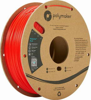 Polymaker PolyLite PLA rdeča