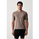 Skechers trening kratka majica moška GODRI ALL DAY TEE rjava TS107