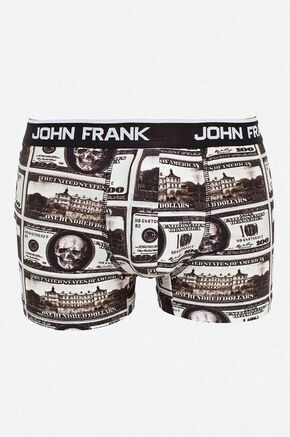 John Frank boksarice - siva. Boksarice iz kolekcije John Frank. Model izdelan iz vzorčaste pletenine.