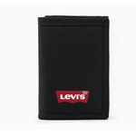 Levi's denarnica - črna. Mala denarnica iz kolekcije Levi's. Model izdelan iz tekstilnega materiala.