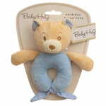 WEBHIDDENBRAND Baby Hug ropotulja, medvedek, 15 cm, modra