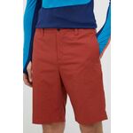 Pohodne kratke hlače Jack Wolfskin Desert rdeča barva - rdeča. Pohodne kratke hlače iz kolekcije Jack Wolfskin. Model izdelan iz hitrosušečega materiala.