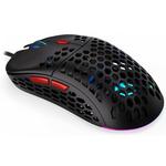 Endorfy Lix Plus, gaming miška, 19000 dpi, beli/črni