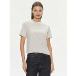 Calvin Klein Majica Metallic Micro Logo T Shirt K20K206967 Bež Regular Fit