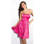 Amiatex Ženska obleka 76117, roza, 42