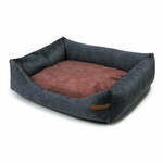 Bordo rdeča/temno siva postelja za pse 55x65 cm SoftBED Eco S – Rexproduct