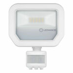 LEDVANCE Reflektor LED svetilka 10W 1100lm 3000K Topla bela IP65 bela s senzorjem gibanja in somraka