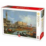 WEBHIDDENBRAND DEICO Puzzle Vrnitev galerije Bucintoro na pomol v Doževi palači 1000 kosov