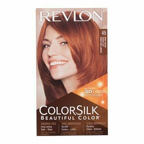 Revlon Colorsilk Beautiful Color odtenek 45 Bright Auburn darilni set barva za lase Colorsilk Beautiful Color 59