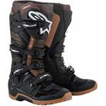 Alpinestars Tech 7 Enduro Boots Black/Dark Brown 48 Motoristični čevlji