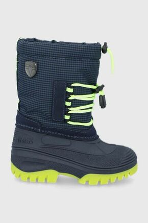 Otroške snežke CMP Kids Ahto Wp Snow Boots mornarsko modra barva - mornarsko modra. Zimski čevlji iz kolekcije CMP. Podloženi model izdelan iz kombinacije sintetičnega in tekstilnega materiala.