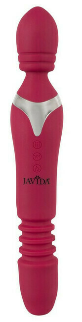 Javida Thrusting - masažni vibrator 3v1 (rdeč)