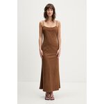 Obleka Bardot rjava 59194DB3