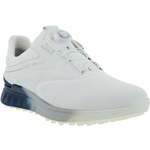 Ecco S-Three BOA Mens Golf Shoes White/Blue Dephts/White 43