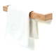 Stenski obešalnik za brisače iz hrastovega lesa Wireworks Mezza, dolžina 60 cm