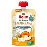 Sadni pire banana LAMA, jabolko, mango in marelica 100g (Demeter), Holle