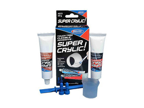 Super Crylic dvokomponentno lepilo za plastiko 60 ml