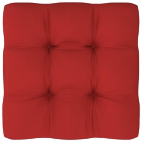 VidaXL Blazina za kavč iz palet rdeča 60x60x12 cm