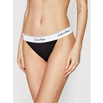 Calvin Klein Underwear Klasične spodnje hlačke Tanga 000QF4977A Črna