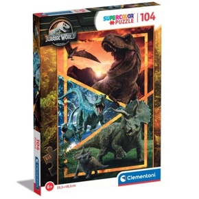 Puzzle - 104 kosi SUPER Jurassic World