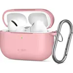 Ovitek TECH-PROTECT Silikonski kavlji za Apple AirPods Pro 3 Prašno roza (5906302333127)