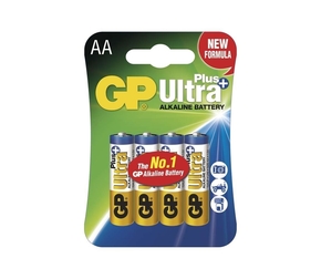 GP Ultra Plus alkalna baterija LR6 (AA) 4 kosi