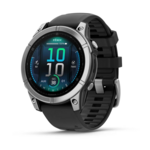 Garmin Fenix E Stainless Steel, Black Band 47mm pametna ura