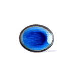 MIJ Plitvo ovalni plošča Kobaltno modra 24 x 20 cm